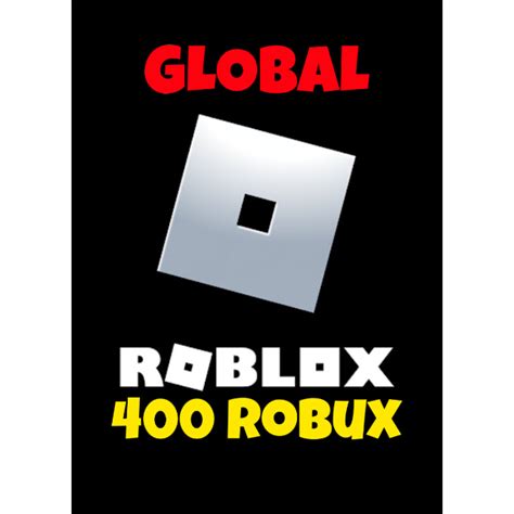 400 Robux Roblox T Cards Gameflip