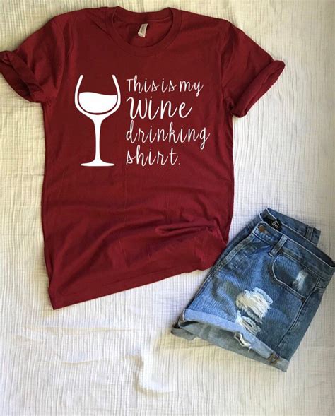 Wine Drinkingtshirtthis Is My Wine Drinking Shirtwomens Shirt