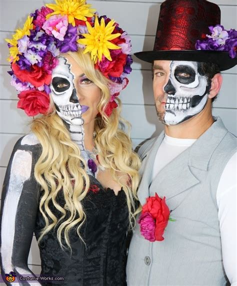 Dias De Los Muertos Couple Costume Coolest Diy Costumes