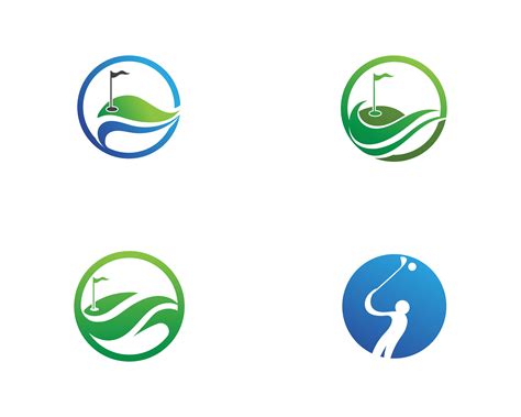 Golf Club Icons Symbols Elements And Logo Vector Images 579531 Vector