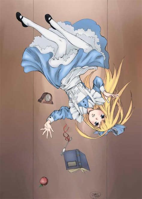 Alice Falling Alice In Wonderland Illustrations Lewis Carroll Through
