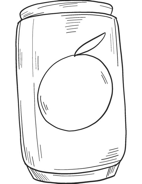 Soda Can Coloring Page ColouringPages