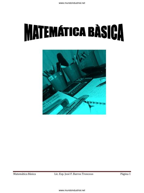 Pdf Manual De Matematica Basica Dokumentips