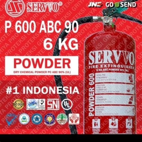 Promo Apar Servvo Powder Kg P Abc Pemadam Api Fire Extinguisher