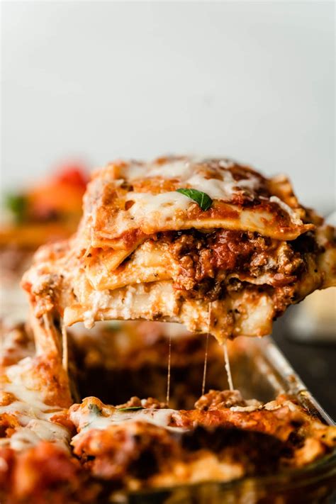 Classic Lasagna Recipe With Ground Beef