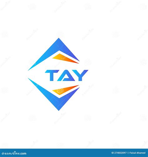 Tay Abstract Technology Logo Design On White Background Tay Creative