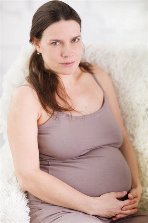 Happy Pregnant Woman Stock Photo Image Of Portrait Cute 67200518