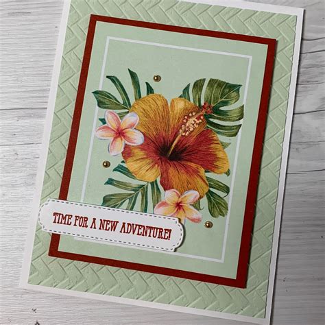 Make Fast Cards With The Memories And More Cards From The Tropical