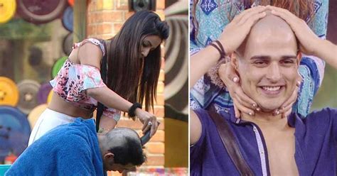 Bigg Boss 11 Priyank Sharma Shaves Off His Head For Co Contestant Hiten Tejwani
