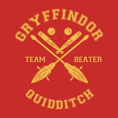 Gryffindor Quidditch Team Beater Harry Potter Wallpaper Harry Potter