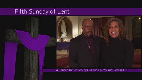 A Lenten Reflection Fifth Sunday Of Lent Youtube