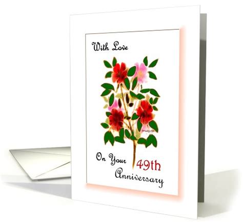 Your Anniversary 49th Wedding Anniversary Pink And Red 727643