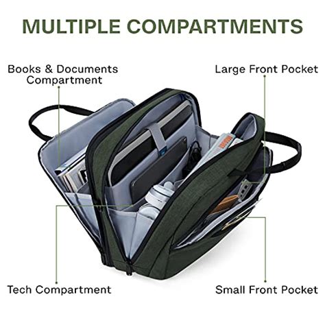 173 Inch Laptop Bagbagsmart Expandable Briefcase Computer Bag M
