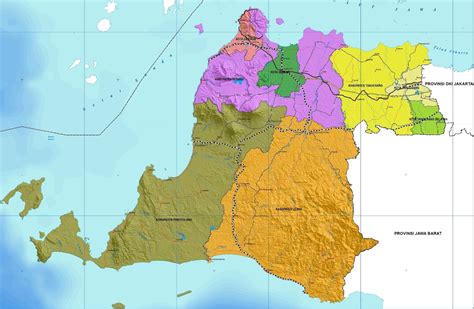 Peta Banten Lengkap Beserta Keterangan Dan Gambarnya
