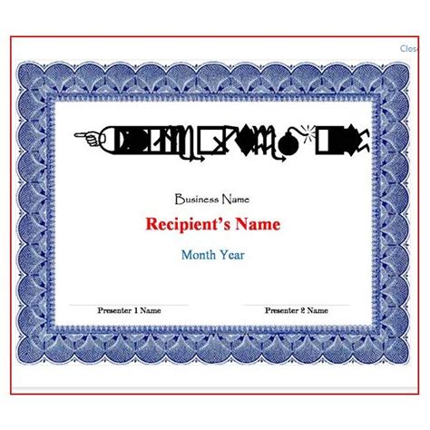 Free Certificate Templates For Word How To Make Certificates And