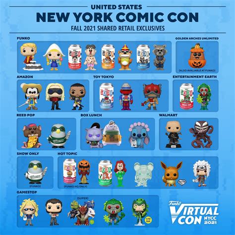 Here Is Your Shared Retailer Exclusives List For Funkos Nycc 2021