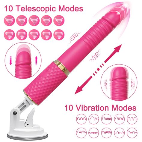 Automatische Machine Telescopische Dildo Vibrator Vrouwelijke Sexs Speelgoed Vrouwen Vagina