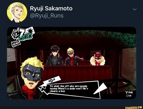 Persona 5 Memes Persona Five Persona 5 Joker Ryuji Sakamoto Shin