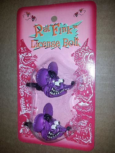 Find Purple Rat Fink Plate Bolts For Any Hot Rat Or Street Rod Motor