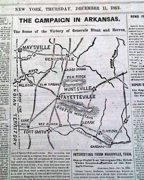 Battle Of Fayetteville Arkansas Civil War