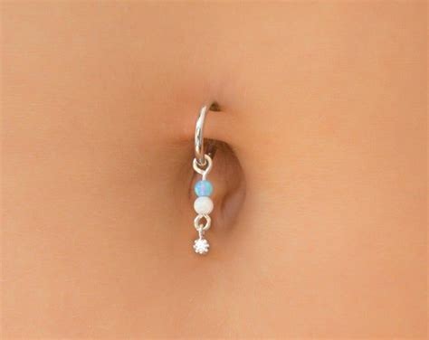 Simple Loop Belly Button Ring Minimal Body Jewelry Piercings Sizes