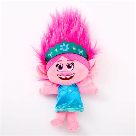 Trolls World Tour Poppy Plush Toy Pink Claires Us