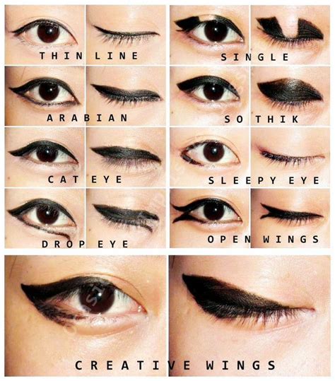 Different Ways To Do Eyeliner