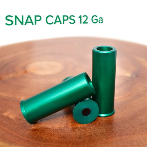 Snap Caps Calibre Ga Alum Nio Anodizado Vd Muni O Treino Un