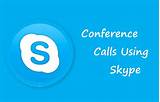 Conference Call Using Skype Pictures