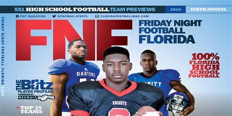 2014 Fnf Magazine Cover To Feature Players From Apopka Monarch And