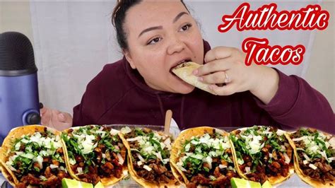 Authentic Mexican Tacos Mukbang Eating Show Youtube Eating Show