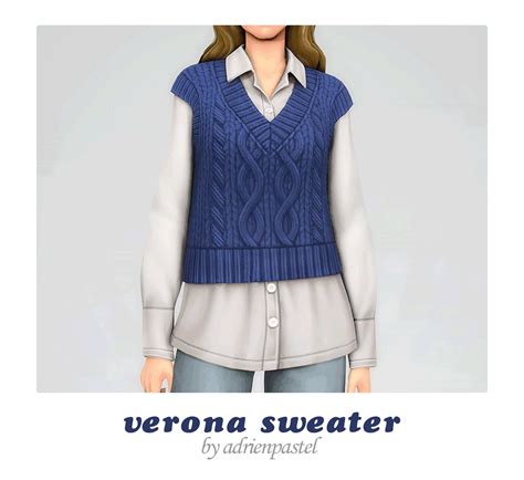 Dyoreos Cc Finds🌷 Its Adrienpastel 📑 Verona Sweater · Base Game