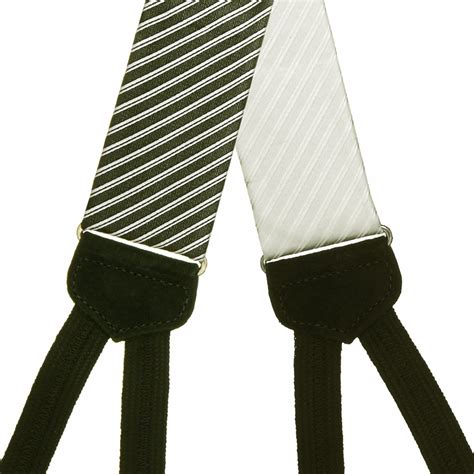 Jacquard Silk Basket Weave Suspenders Runner End Suspenderstore