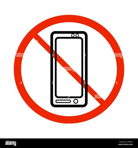 No Phone Signsilent Call Zone Markprohibition Of Using Cellphones
