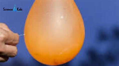 Balloon And Pin Experiment For Explaining Air Pressure By Science 4 Kids