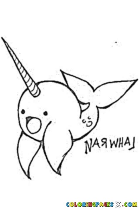 Now if youve been looking for some. Get This Printable Narwhal Coloring Pages 42472