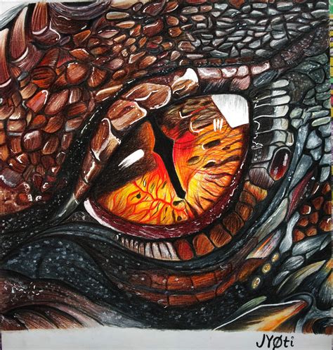 Realistic Dragon Drawings In Color