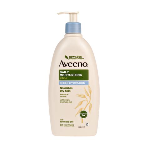 Aveeno Sheer Hydration Daily Moisturizing Dry Skin Lotion 18 Fl Oz