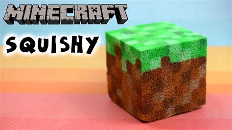 Diy Minecraft Squishy Stress Ball How To Make A Minecraft Grass