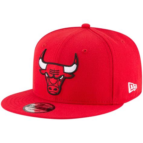 Mens New Era Red Chicago Bulls Official Team Color 9fifty Adjustable