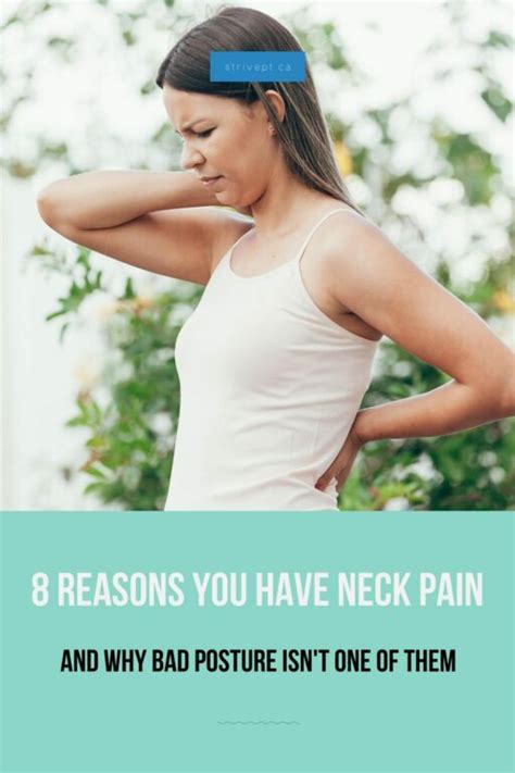 Reasons To Have Neck Pain Strive Physiotherapy And Performance