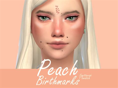 The Sims Resource Peach Birthmarks