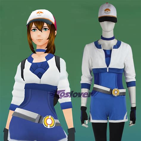 Pokemon Go Girl Trainer Game Pocket Monster Cosplay Costume With Hat