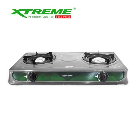 Xtreme Xgs 2b Heavy Duty Double Burner Gas Stove Stainless Body Qmm