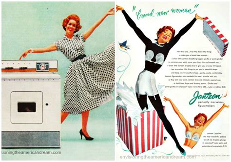 Housewife Jantzen Ad Women American Dream Happy Housewife