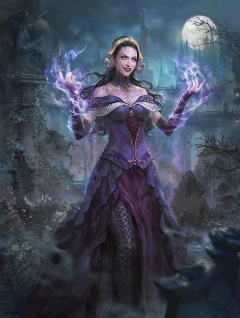 Check Out Magic The Gathering S Liliana The Necromancer Game Informer Magic The Gathering
