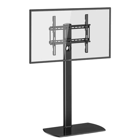 Fitueyes Floor Tv Stand With Swivel Mount Height Adjustable For 32 To