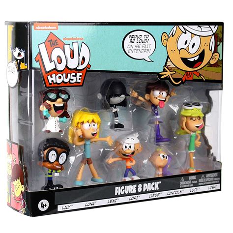 Image The Loud House Figure 8 Pack Lincoln Clyde Lori Lily Leni