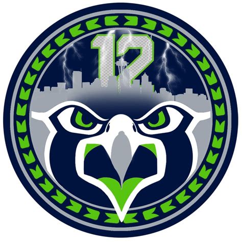 Seattle Seahawks 12th Man Vinyl Decal Free Print Free Shipping