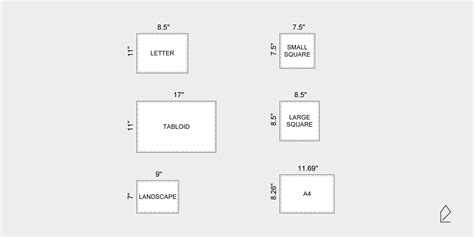Page Sizes Architecture Portfolio Architecture Digital Design